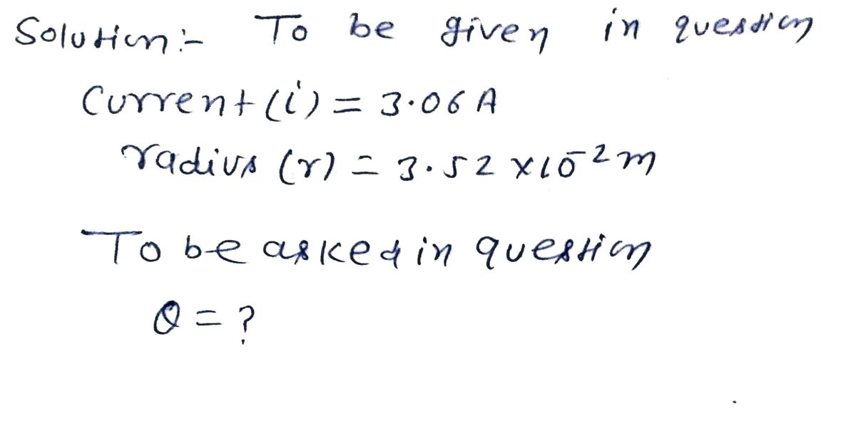 Physics homework question answer, step 1, image 1